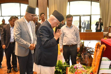नेम्वाङ परिवारलाई एमाले अध्यक्ष ओलीको समवेदना पत्र