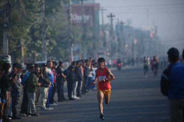 तस्वीरमा नवौं धारा नेपालगञ्ज म्याराथन