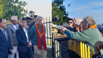 पोखरामा गुटेरेस : महादेवको दर्शन, फेवातालमा बोटिङ