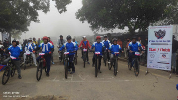 नेपालगञ्जमा मेयर कप साइकल दौड प्रतियोगिता 