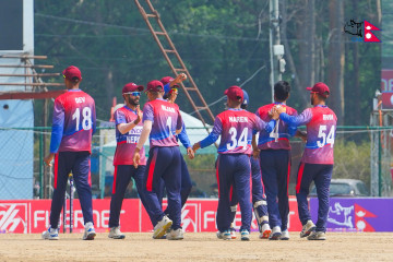 आयारल्यान्ड ए विरुद्ध दोस्रो खेलमा नेपाल ए ले पायो १७५ रनको लक्ष्य 