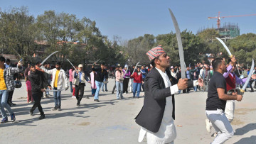 भृकुटीमण्डपमा सुदूरपश्चिमको भुओ नाँच (तस्वीरहरू) 