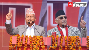देउवा र प्रचण्डपछि दाङ पुगे ओली, शंकर पोखरेललाई हराएकोमा दंगालीसँग गुनासो 