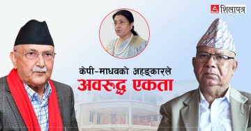 माधवसँग केपीको ‘आइसब्रेक’मा विद्या फ्याक्टर