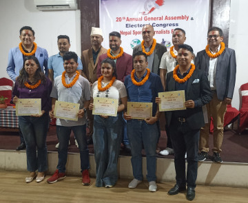 खेलकुद पत्रकार मञ्चको अध्यक्षमा अधिकारी निर्वाचित