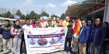 शहीद स्मृति क्योकुसिन कराते भाेलि, हंगेरीका एटिला गुवासीसहितको ७ सदस्यीय टोली नेपालमा