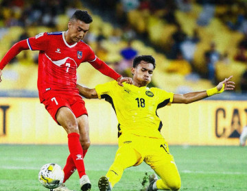 एएफसी एसियन कप छनाेट: नेपाल मलेसियासँग पराजित