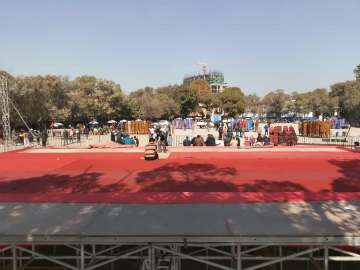 भृकुटीमण्डपमा कांग्रेस विशेष महाधिवेशनको तयारी तीव्र (तस्वीरहरू)