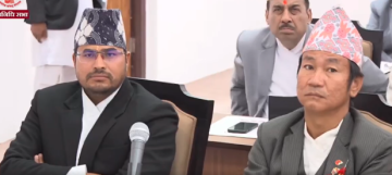 शपथग्रहणमा ज्ञानेन्द्र शाही र हर्क साम्पाङ सँगै