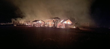 प्युठानमा भीषण आगलागी, २२ घरगोठ जले, १ सय २० भन्दा धेरै चाैपाया मरे