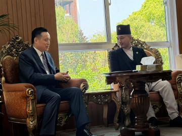 चीनको सहयोगमा सञ्चालित आयोजना समयमै सम्पन्न गर्न गृहमन्त्री गुरुङकाे आग्रह