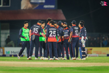 यूएईसँग नेपाल ६ विकेटले पराजित