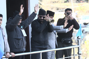 रास्वपा वरिष्ठ नेता बालेन शाह दार्चुलामा, समर्थकबाट घेरिए (तस्वीरहरू)