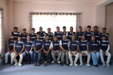 जोखिम व्यवस्थापनबारे फोटो पत्रकारलाई व्यावहारिक प्रशिक्षण