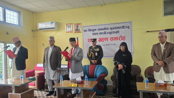 सुदूरपश्चिमका नवनियुक्त मुख्यमन्त्री भट्टसहित मन्त्रीले लिए शपथ
