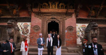 महासचिव गुटेरेसद्वारा पाटन दरबार क्षेत्रको अवलोकन