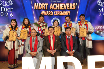 नेशनल लाईफको एमडीआरटी कार्यक्रम सम्पन्न, ८३ जना अभिकर्ताहरु सम्मानित