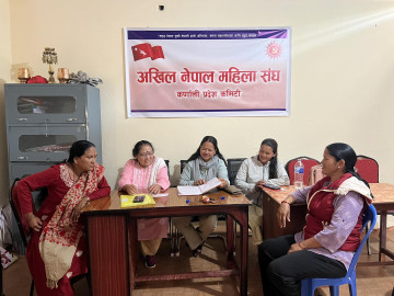 अनेमसंघ कर्णालीले भूकम्पपीडित गर्भवती र सुत्केरीलाई ३ लाखबराबरको राहत सामग्री सहयोग गर्ने 