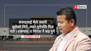 मैले बुझेको संसद र भोगिरहेको संसद