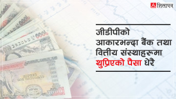 जीडीपीको १.२४ गुणा बढी पैसा बैंकको तजबिजीमा, यसरी हुँदै छ पैसाको अवमूल्यन