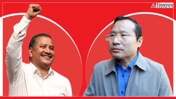 रोल्पाबाटै चुनाव लड्‌ने विप्लवको चाहना, सक्लान् त वर्षमानलाई हराउन ?