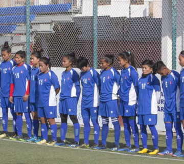 साफ यू–१९ महिला फुटबल : नेपाल श्रीलंकासँग आज भिड्दै