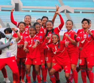 साफ यू–१९ महिला फुटबल : नेपालले आज भारतको सामना गर्दै