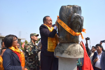 शहीद स्मृति पार्क बनाउन सहयोग गर्ने मन्त्री तामाङको प्रतिबद्धता
