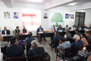 देउवाको सम्बोधनलगत्तै कांग्रेस केन्द्रीय समिति बैठक स्थगित
