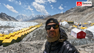 तस्वीरमा हेराैँ सगरमाथा आधार शिविर पुग्दा देखिने १० अद्भुत दृश्य