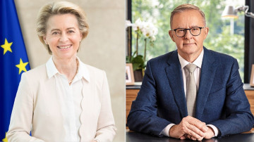 ईयूकी प्रमुख लेयेनले अस्ट्रेलिया भ्रमण गर्ने, स्वतन्त्र व्यापार सम्झौता सम्पन्न हुने अपेक्षा