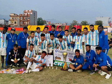 तिलोत्तमा गोल्डकपको उपाधि मनाङ मर्स्याङ्दीलाई