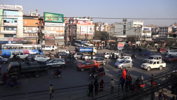 ग्वार्कोमा फ्लाइ ओभर निर्माण कार्य सुरु भएसँगै सडकमा ट्राफिक जाम