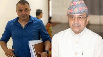 पूर्णबहादुर खड्कालाई भेट्न कांग्रेस सभापति थापा गोल्फुटारमा