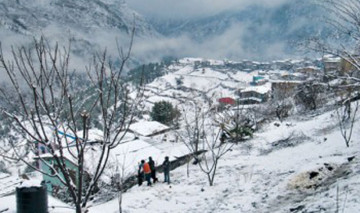 हुम्लामा हिमपात 