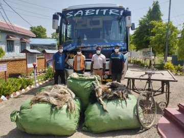 चौरी गाईको पुच्छरसहित ४ जना पक्राउ  