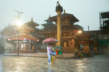 न्यून चापीय क्षेत्रको प्रभावले मौसम बदली हुँदा देशभर वर्षा, सबैभन्दा बढी प्युठानमा