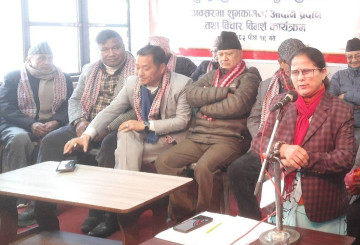 जनसांस्कृतिक महासंघको ३९औँ स्थापना दिवसमा भरत नेपाली र सूर्य मगरले सुनाए सारंगीको धुन