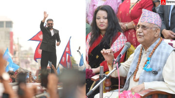 प्रतिष्ठाको लडाइँ : झापा–५ मा ओली र बालेनको आजको व्यस्तता