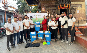 वार्षिकोत्सवको पूर्वसन्ध्यामा कामना सेवा विकास बैंकद्वारा मठमन्दिर सरसफाइ कार्यक्रम सम्पन्न