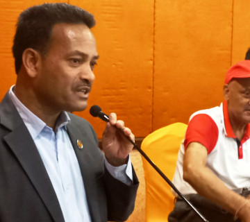 कुनै पनि बहानामा राष्ट्रिय खेलकुदको निर्धारित मिति नसार्ने खेलकुदमन्त्रीको बाचा