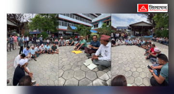 भुईंमै बस्यो इटहरीको कार्यपालिका बैठक