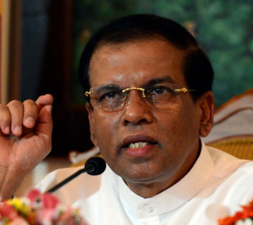 नयाँ निर्वाचन माग गर्दै सडकमा उत्रिए श्रीलंकाका पूर्वराष्ट्रपति मैत्रीपाला