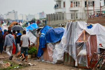 पानी परेपछि मनोहरा सुकुम्बासी बस्तीमा बिजोग (तस्वीरहरू)