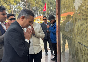 गृहमन्त्री अर्यालद्वारा राष्ट्रिय शहीद तथा शान्ति पार्कको अवलोकन, जेन–जी शहीदको नामावली राख्नेबारे छलफल