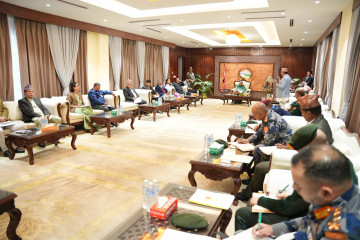 बालुवाटारमा सर्वपक्षीय छलफल सुरु (तस्वीरहरू)