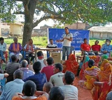 बाराका किसानहरूसँग मेगा बैंकले गर्‍यो कृषि कर्जा तथा वित्तीय साक्षरताबारे छलफल