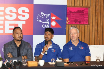 एसीसी प्रिमियर कप खेल्ने नेपाली टोलीको बिदाइ (तस्वीरहरू)