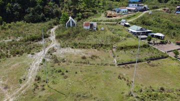 ड्रोनबाट यस्तो देखियो फेवाताल मापदण्डभित्र गृहमन्त्री सुधन गुरुङले भाडामा लिएको भनिएको जग्गा [तस्वीरहरू]