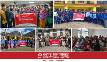 एभरेस्ट बैंकले गर्‍यो विभिन्न स्थानमा वित्तीय साक्षरता कार्यक्रम
